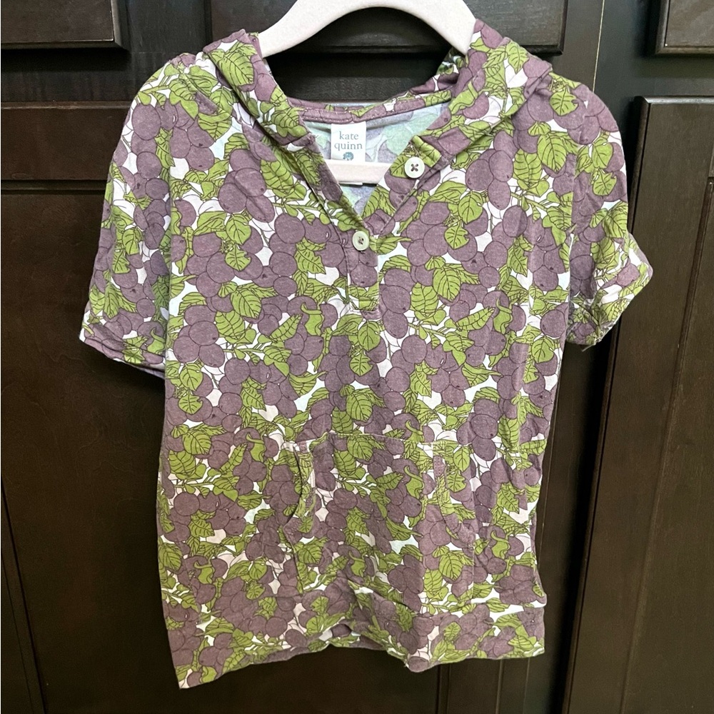 Kate Quinn grape shirt